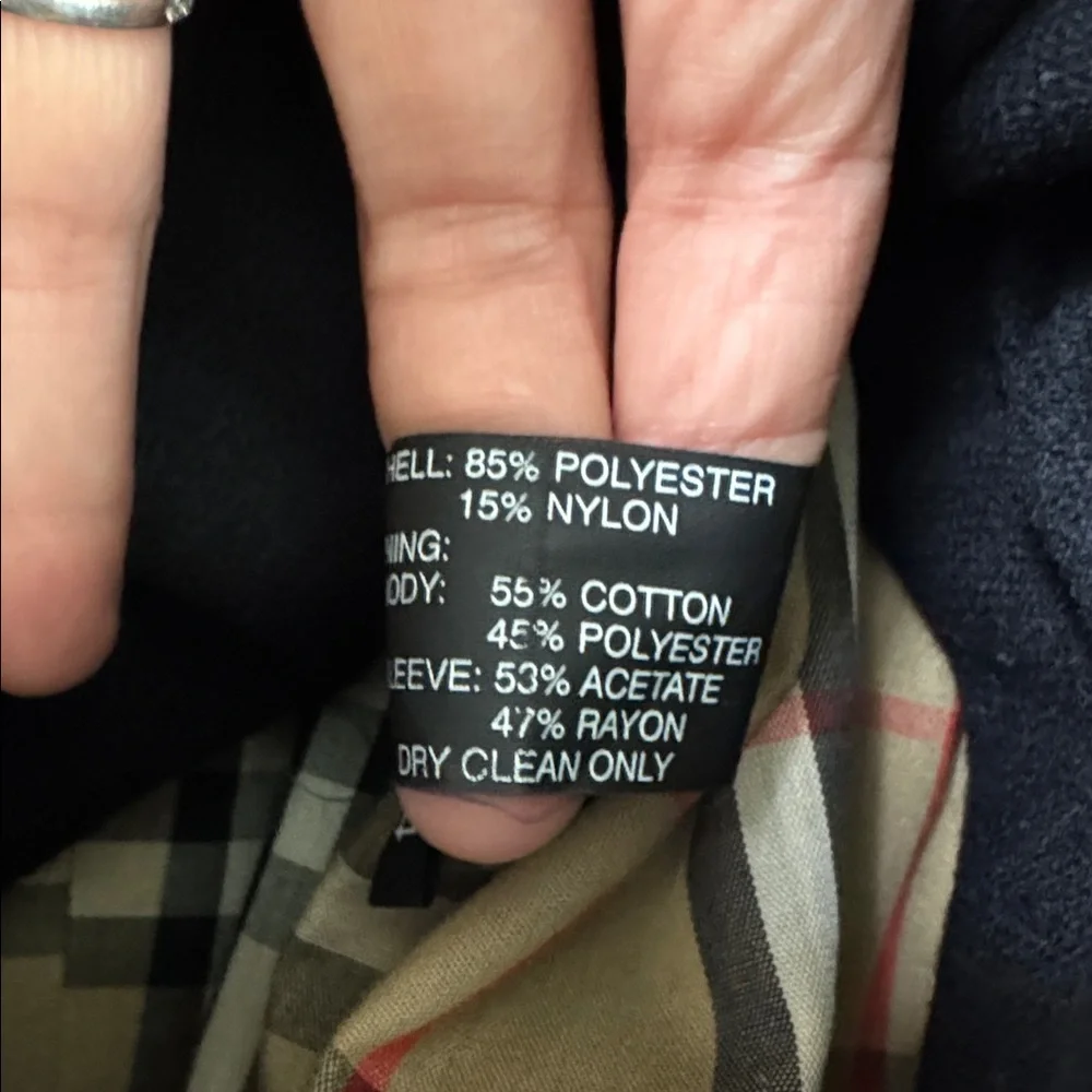 Vintage Burberry Trench Coat size 4 - Picture 8 of 8